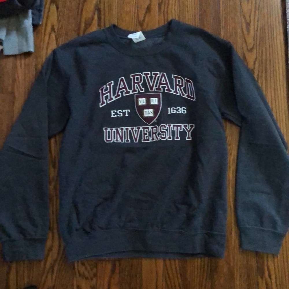 Harvard university sweatshirt